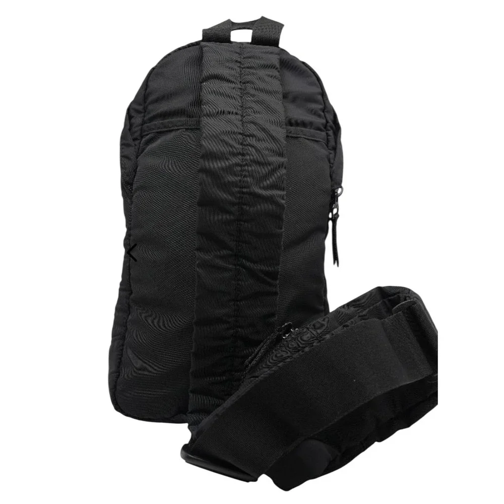 Adidas Mini Backpack Women Small Black Excellent Zip Pocket Adjustable Straps - Picture 2 of 5